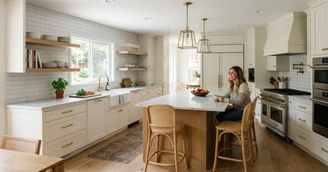 Kitchen areas photographed for a remodeling estimate
